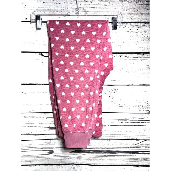 Secret Treasures Pink & White Heart Print Sleepwear Pants NWOT S/CH (4-6) - Picture 4 of 6